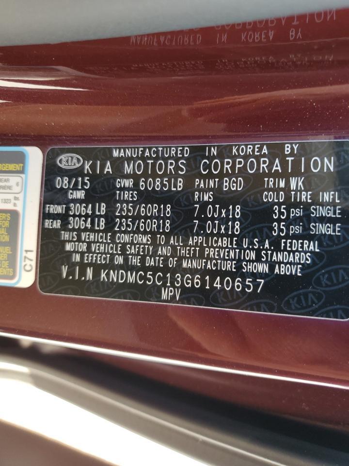 2016 KIA SEDONA