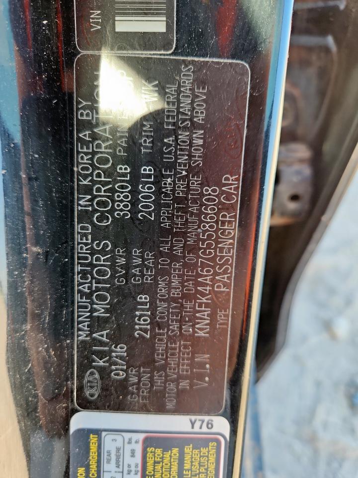 2016 KIA FORTE