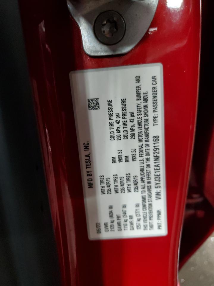 2022 TESLA MODEL 3