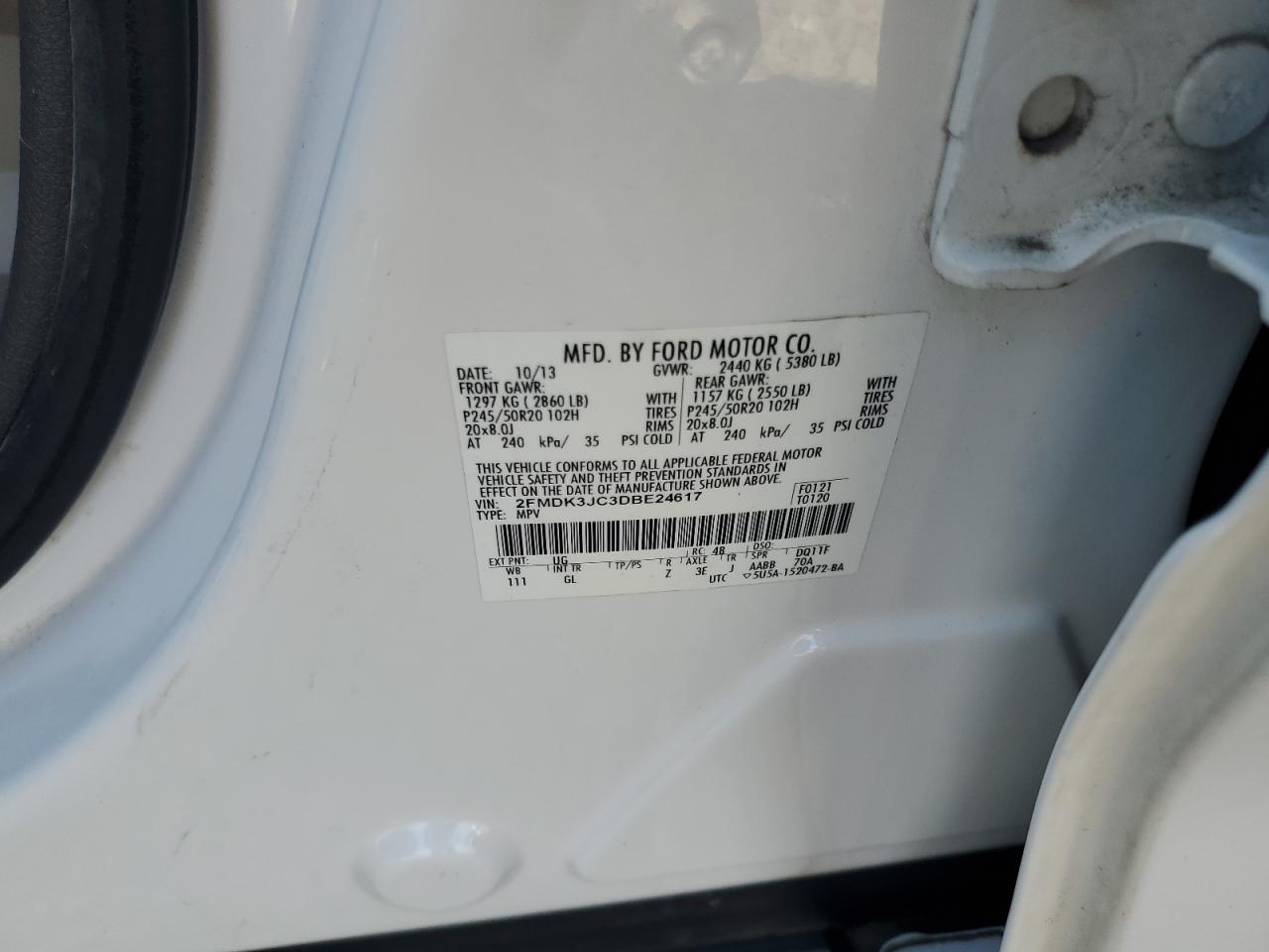 2013 FORD EDGE