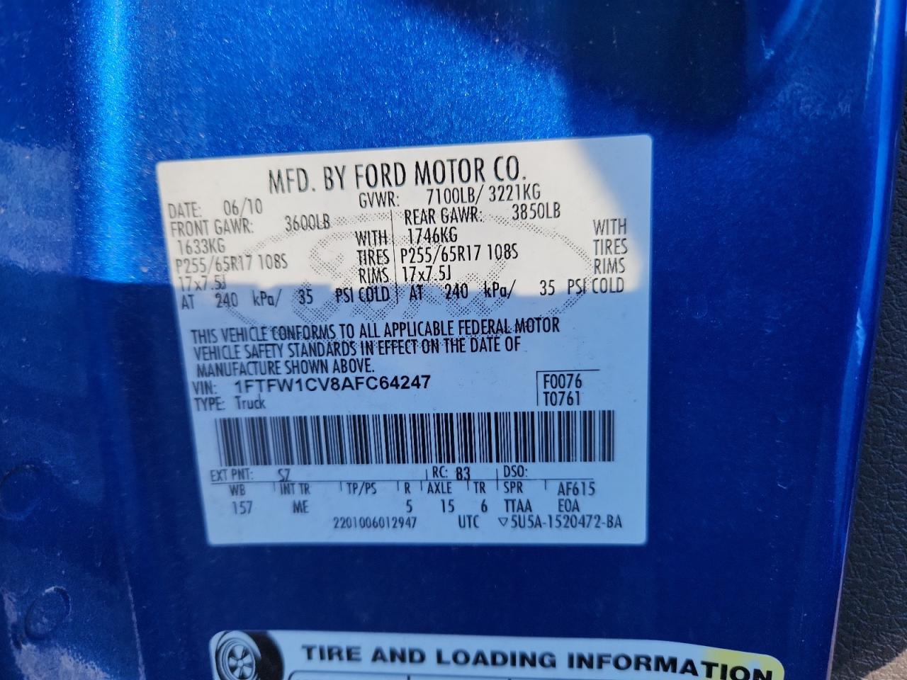 2010 FORD F-150