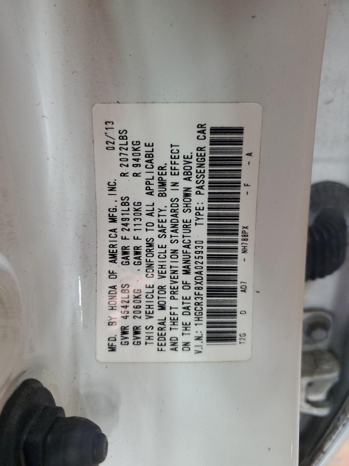 2013 HONDA ACCORD