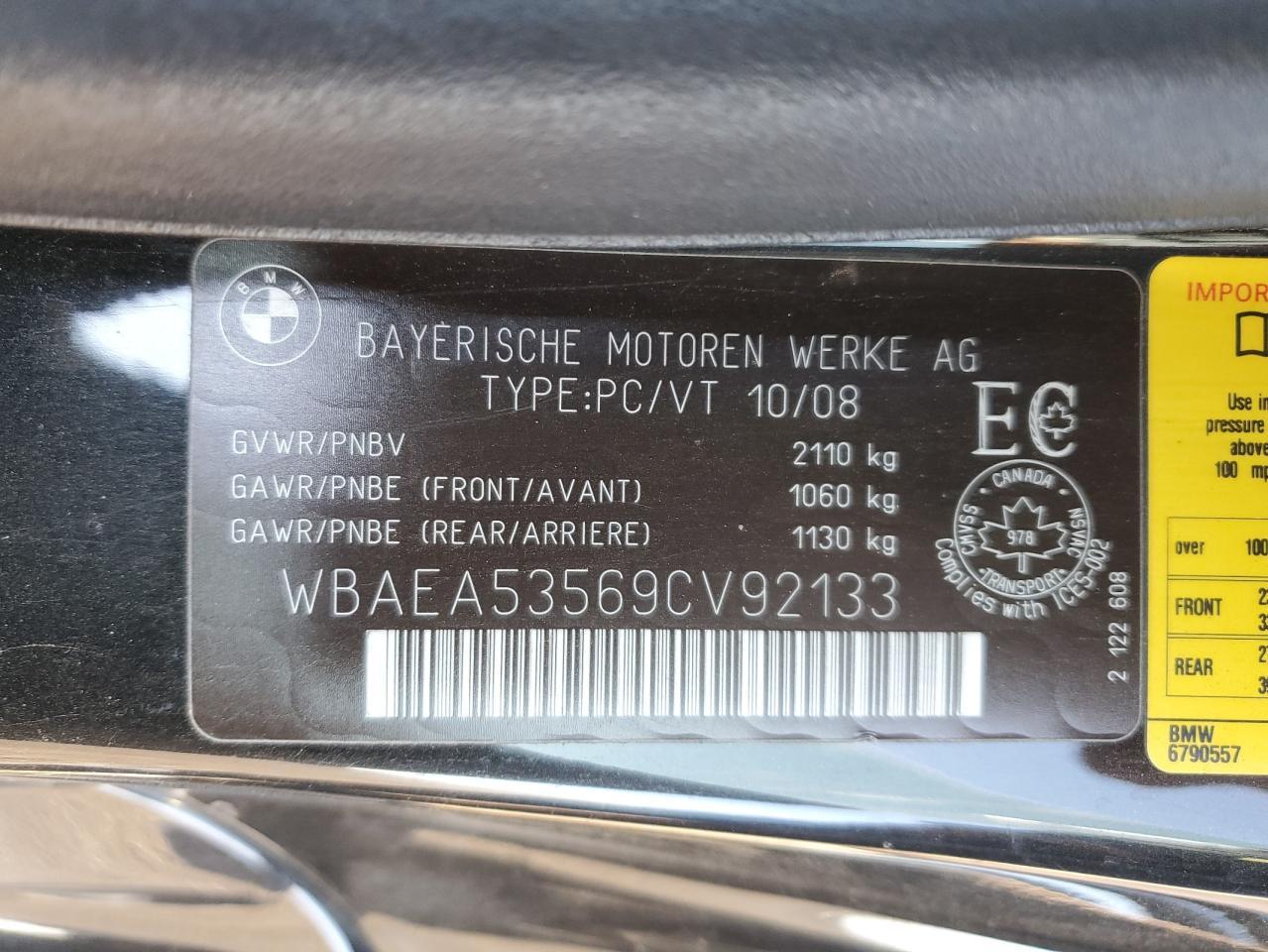 2009 BMW 6 Series
