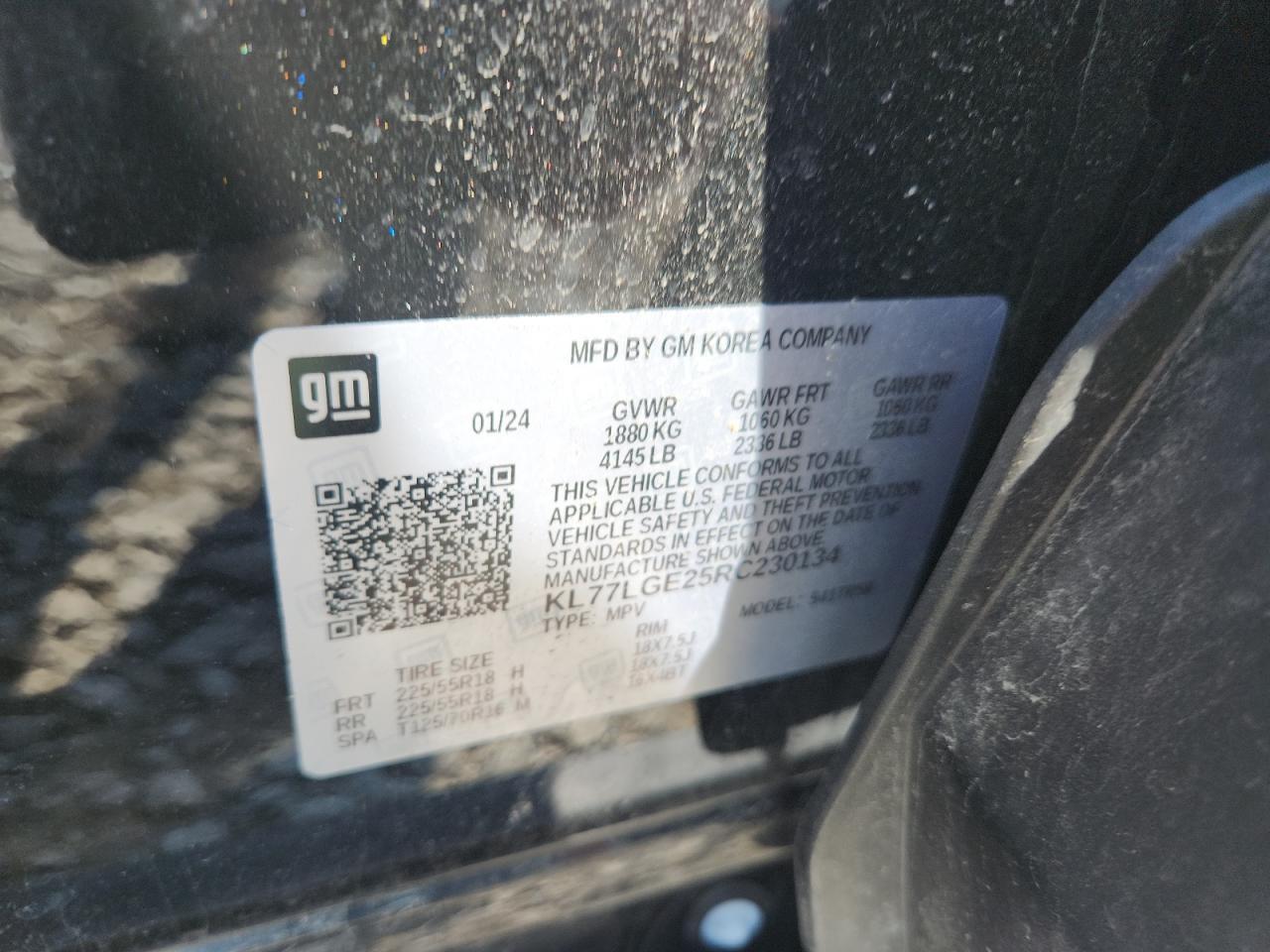 2024 CHEVROLET TRAX