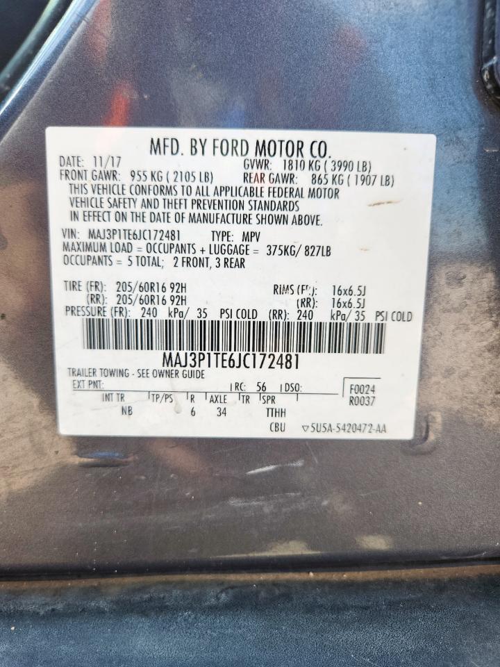 2018 FORD EcoSport