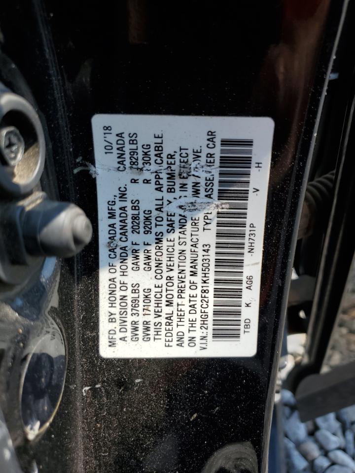 2019 HONDA CIVIC