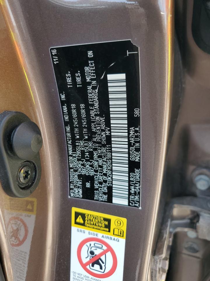 2017 TOYOTA HIGHLANDER