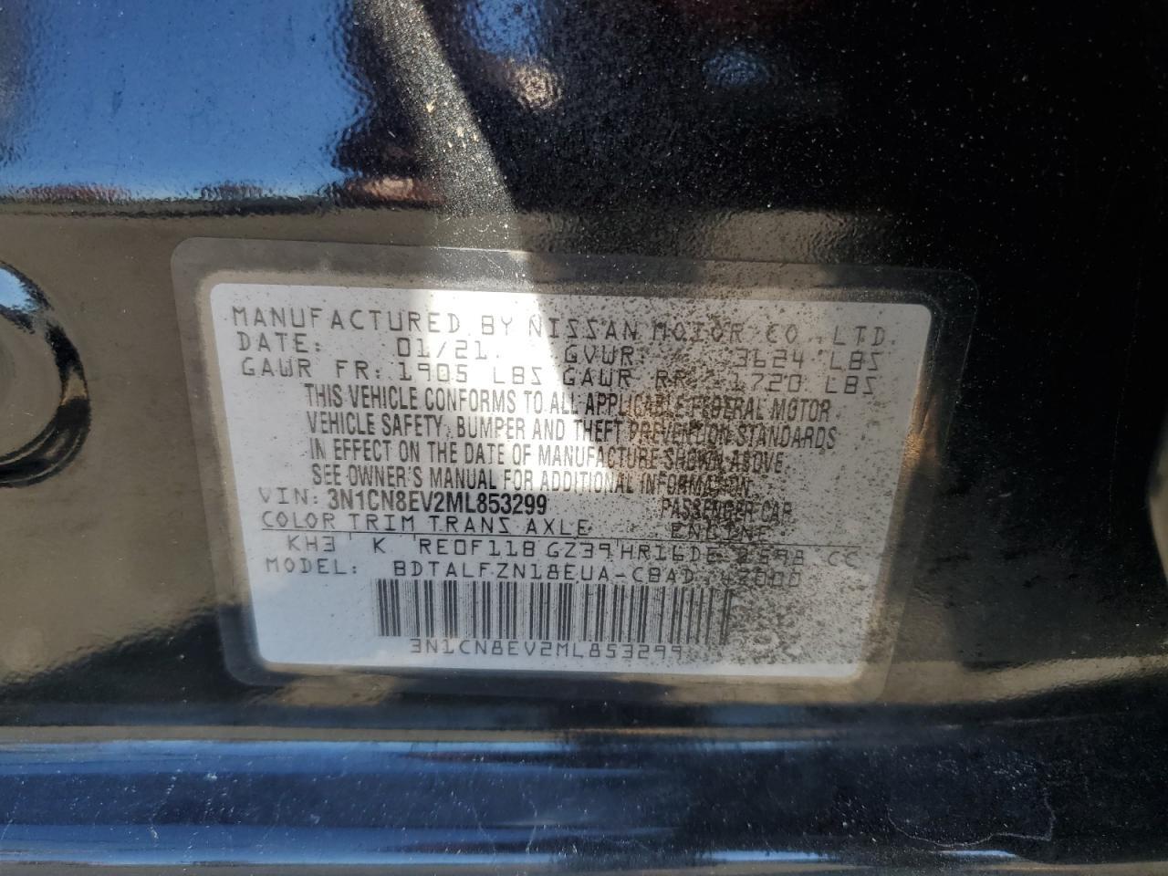 2021 NISSAN VERSA