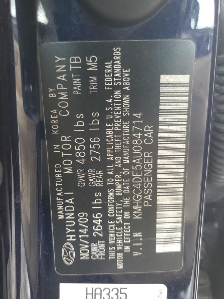 2010 HYUNDAI GENESIS