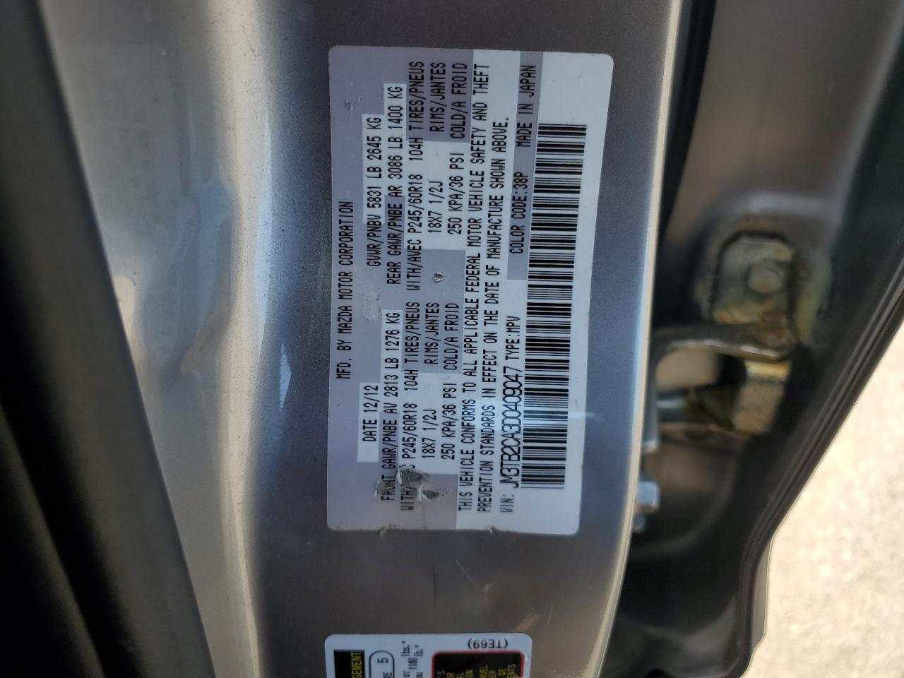 2013 MAZDA CX-9