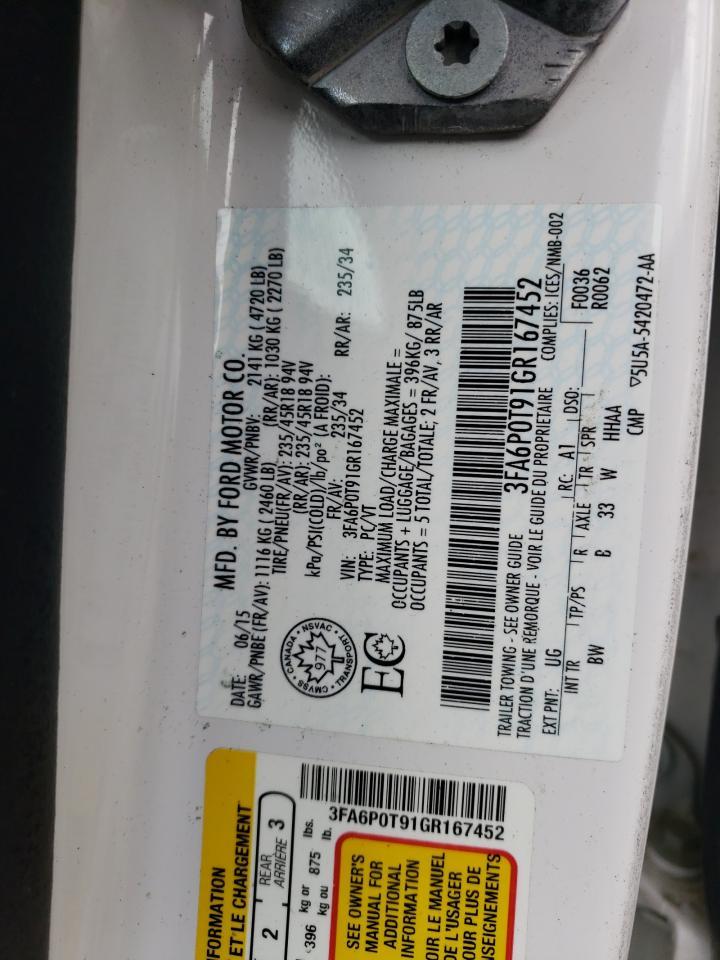 2016 FORD FUSION