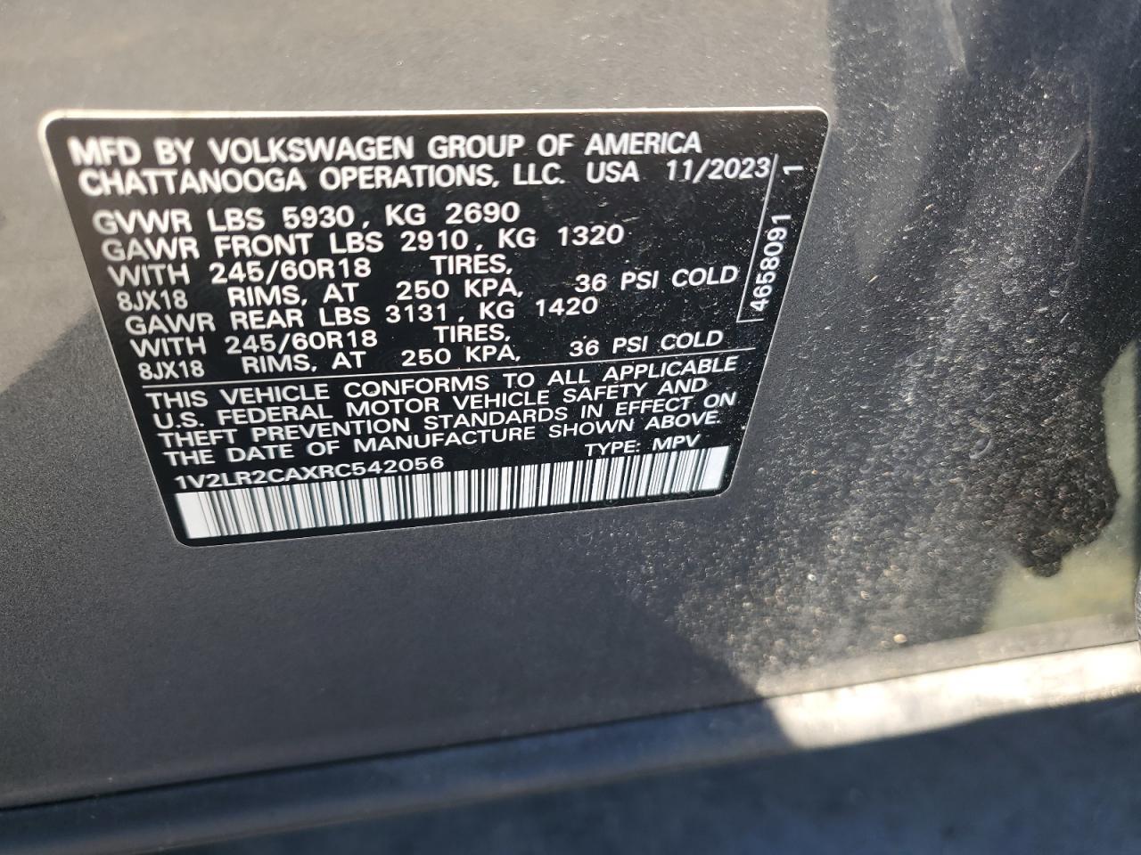 2024 VOLKSWAGEN ATLAS