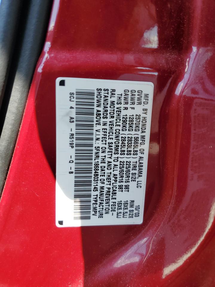 2004 HONDA ODYSSEY