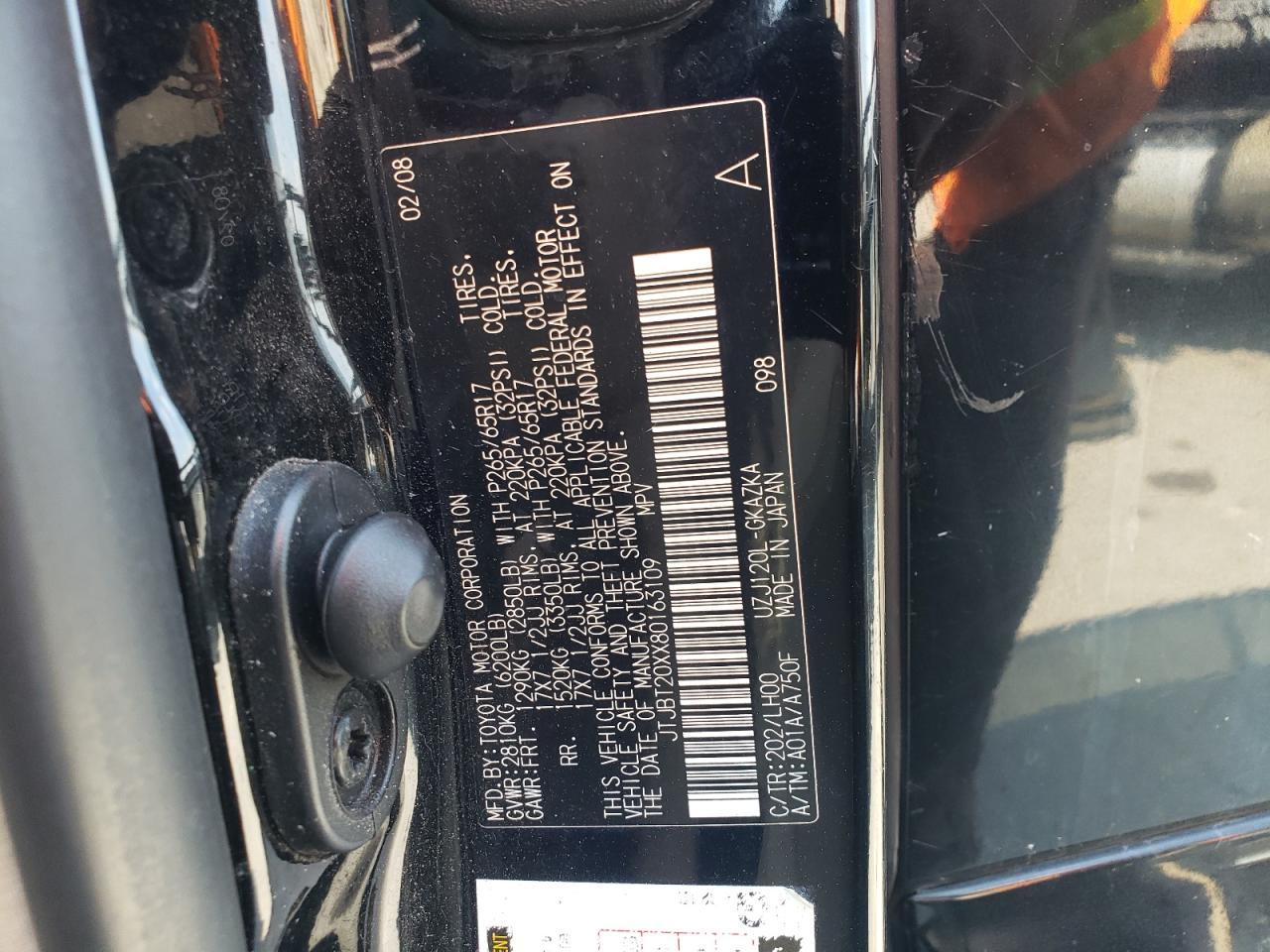 2008 LEXUS Gx