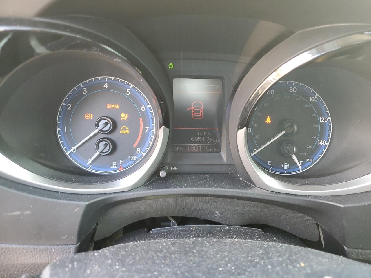 2016 TOYOTA COROLLA