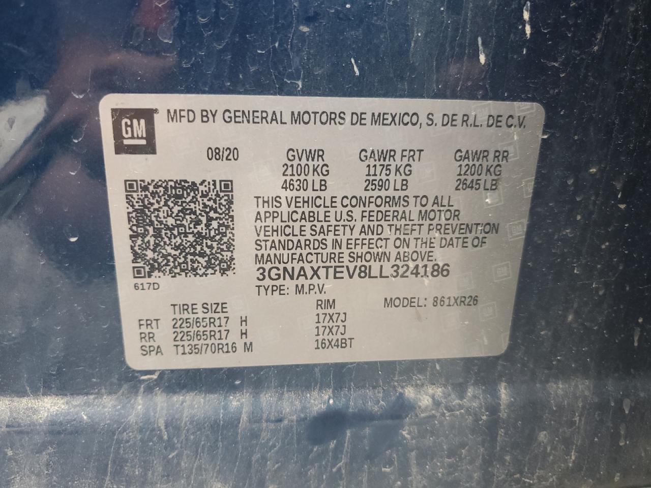 2020 CHEVROLET EQUINOX