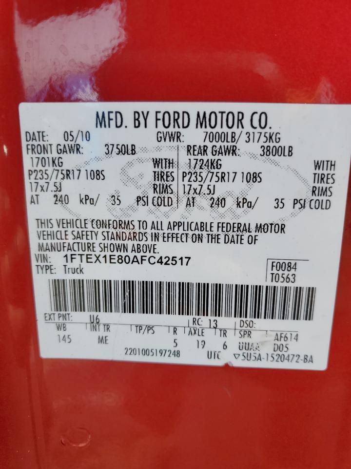 2010 FORD F-150