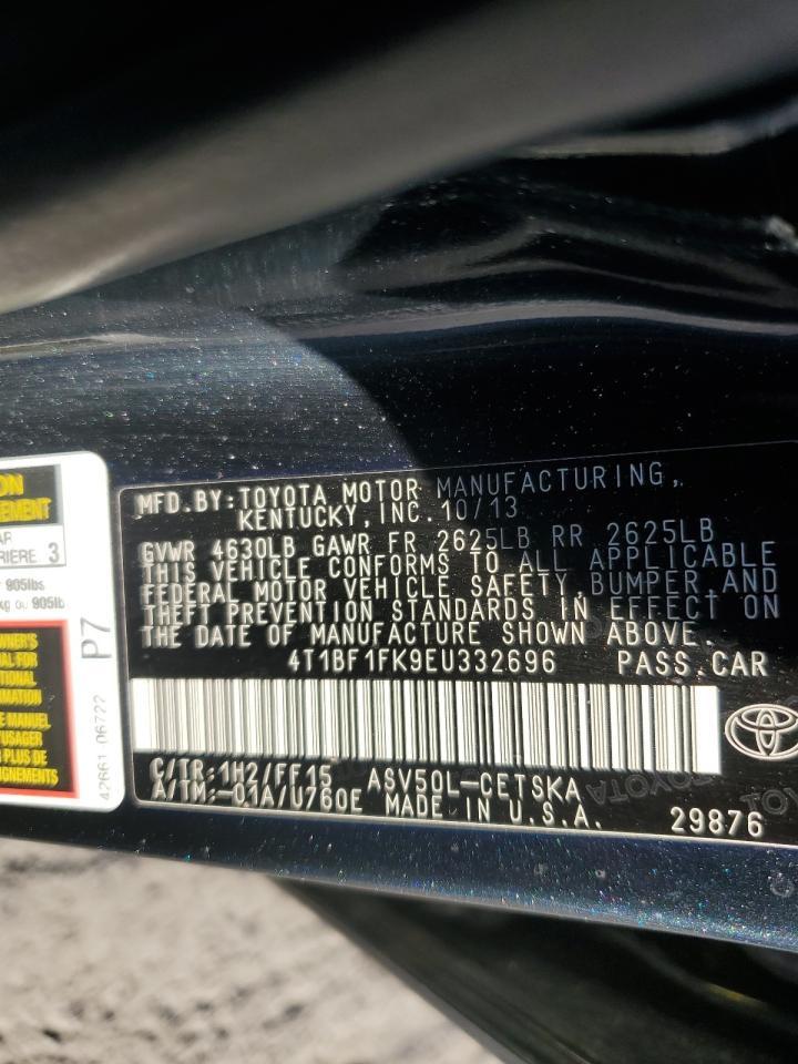2014 TOYOTA CAMRY