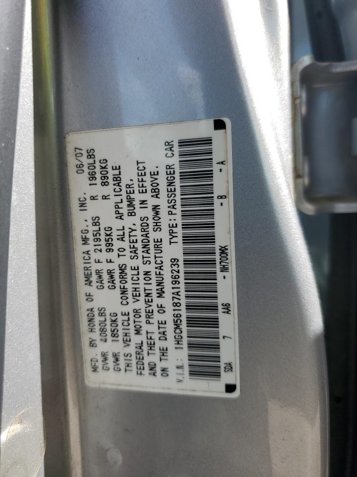 2007 HONDA ACCORD