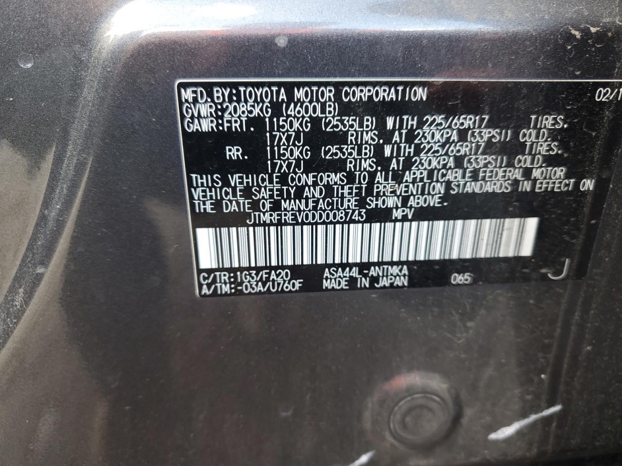 2013 TOYOTA RAV4