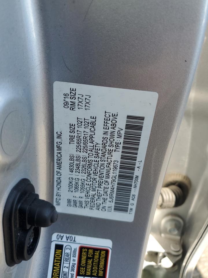 2016 HONDA CR-V