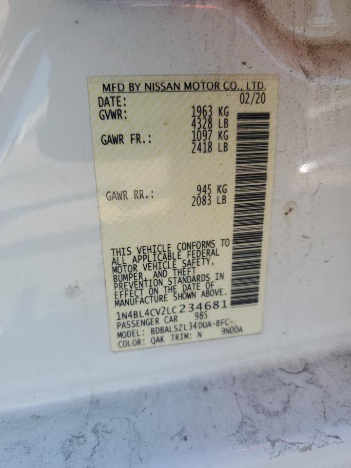 2020 NISSAN ALTIMA