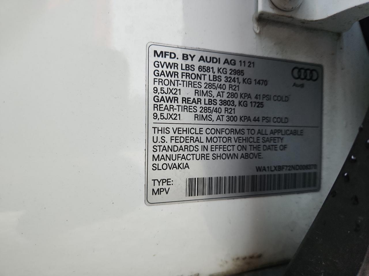 2022 AUDI Q7