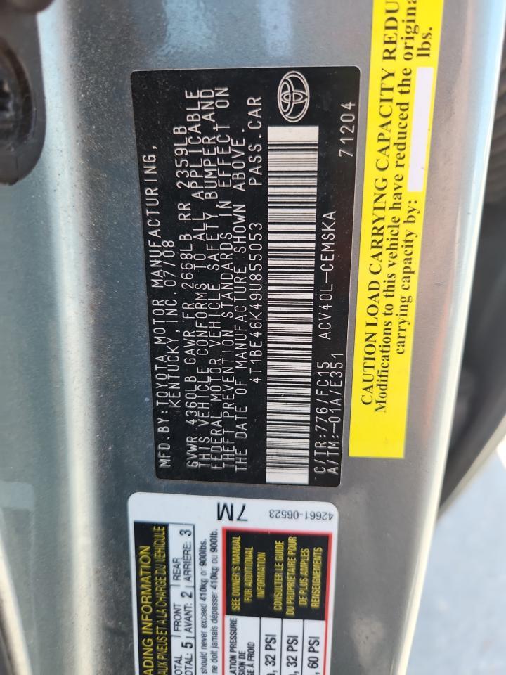 2009 TOYOTA CAMRY