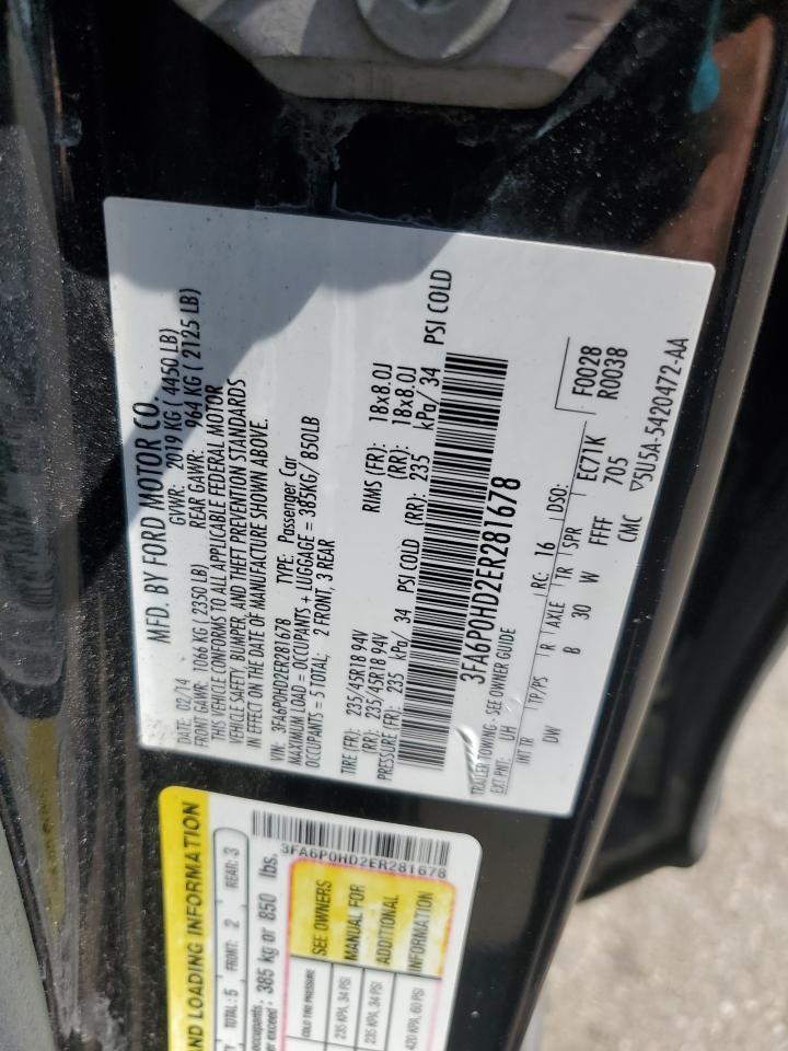 2014 FORD FUSION