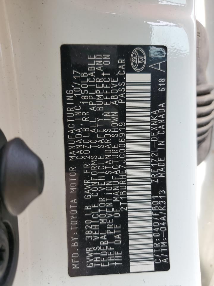 2018 TOYOTA COROLLA