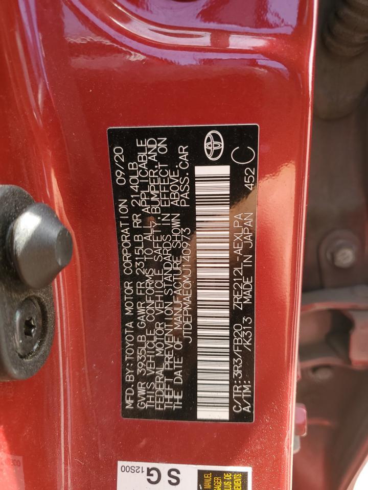 2021 TOYOTA COROLLA