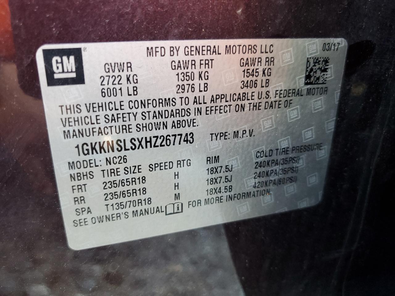 2017 GMC ACADIA