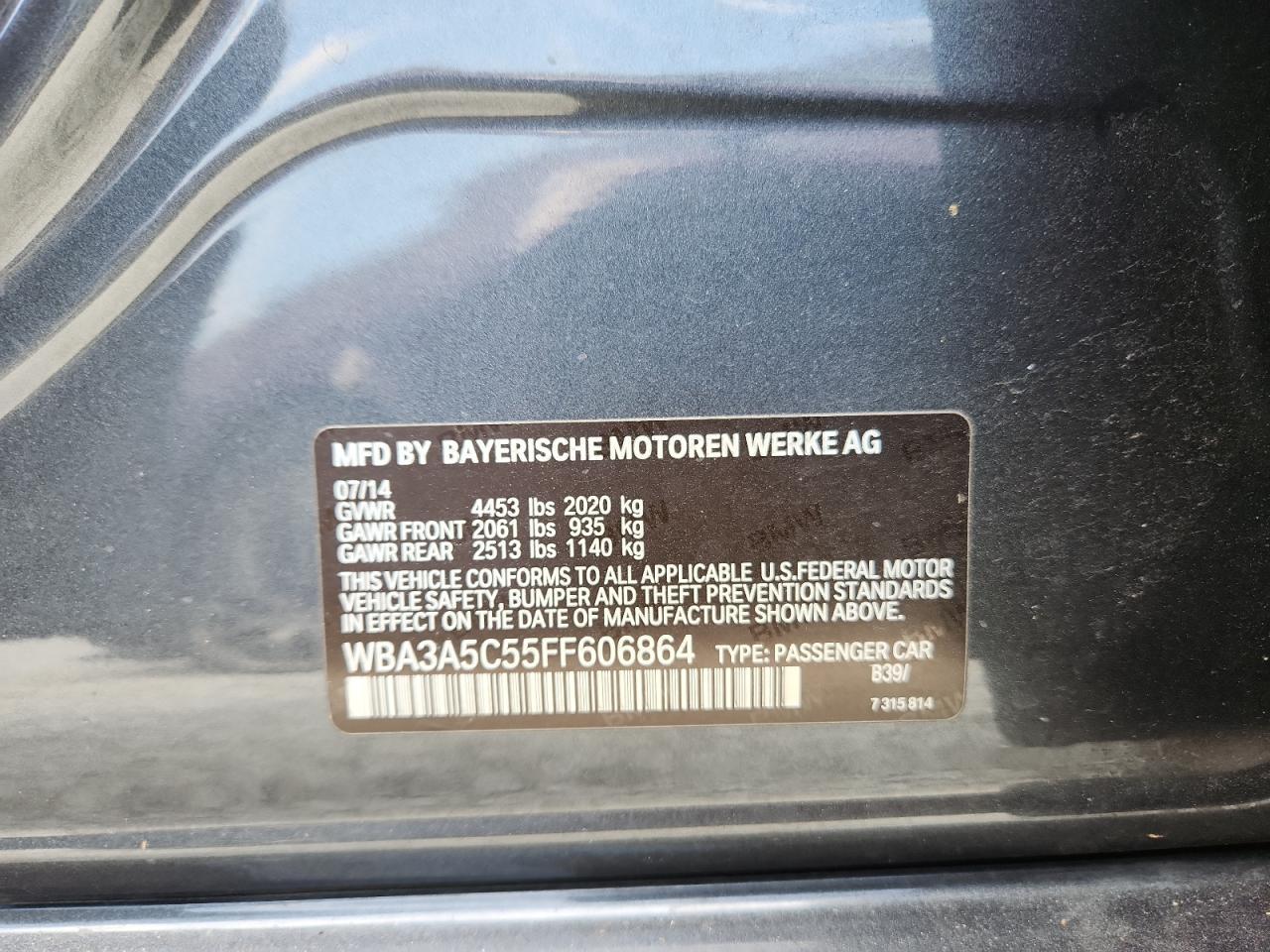 2015 BMW 3 SERIES