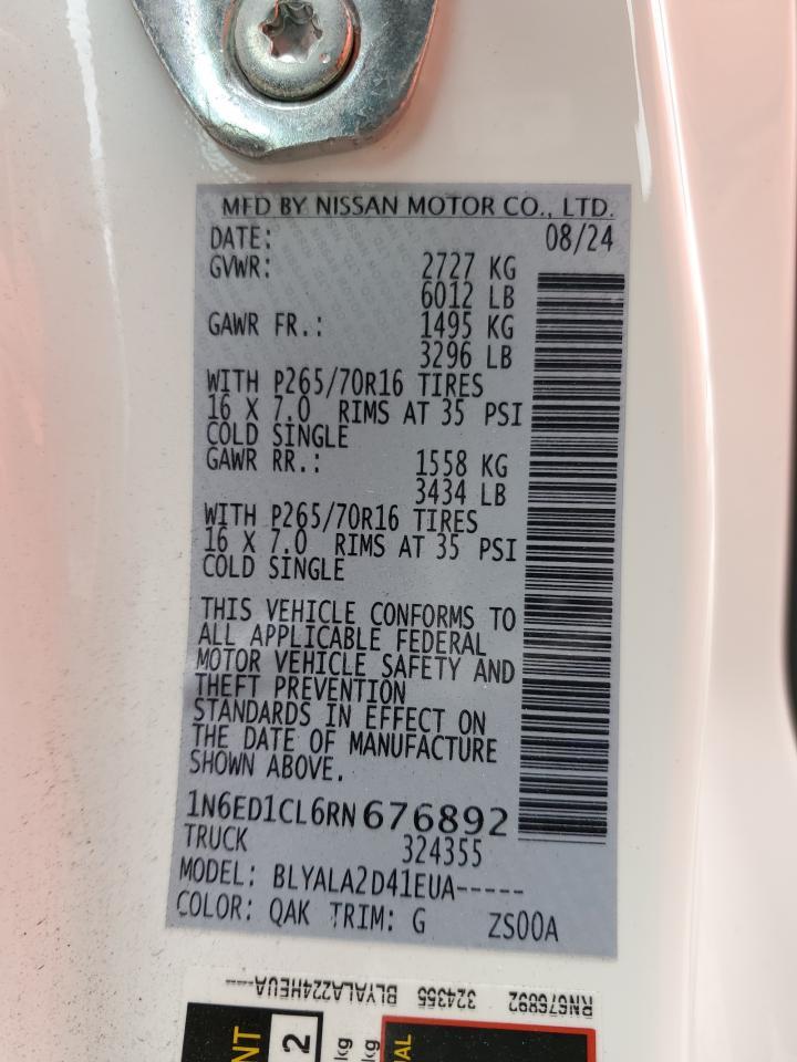 2024 NISSAN Frontier