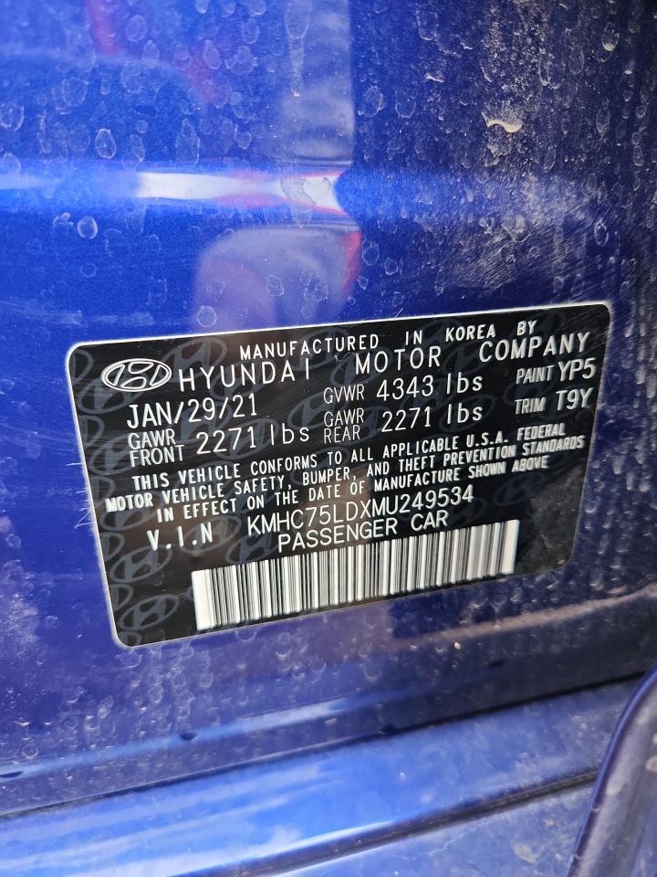 2021 HYUNDAI Ioniq