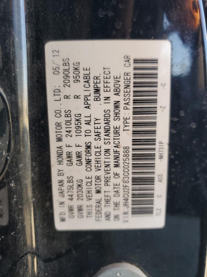 2012 ACURA TSX