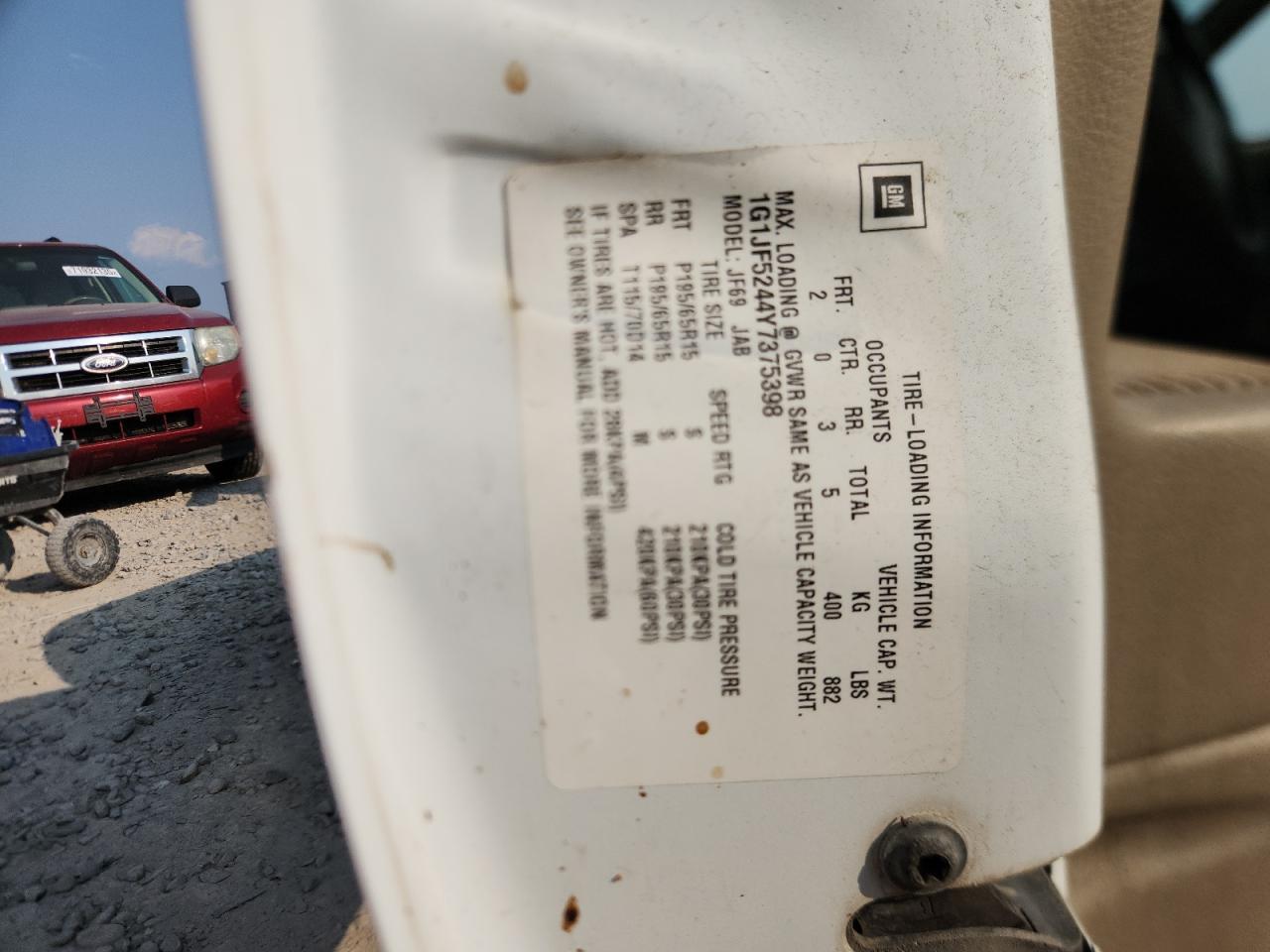 2000 CHEVROLET Cavalier