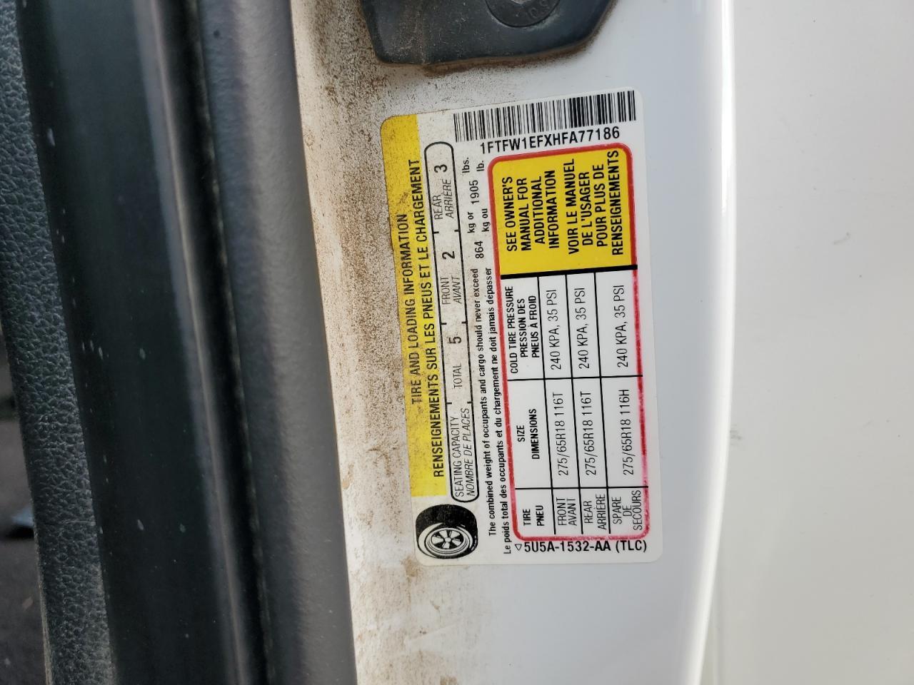 2017 FORD F-150