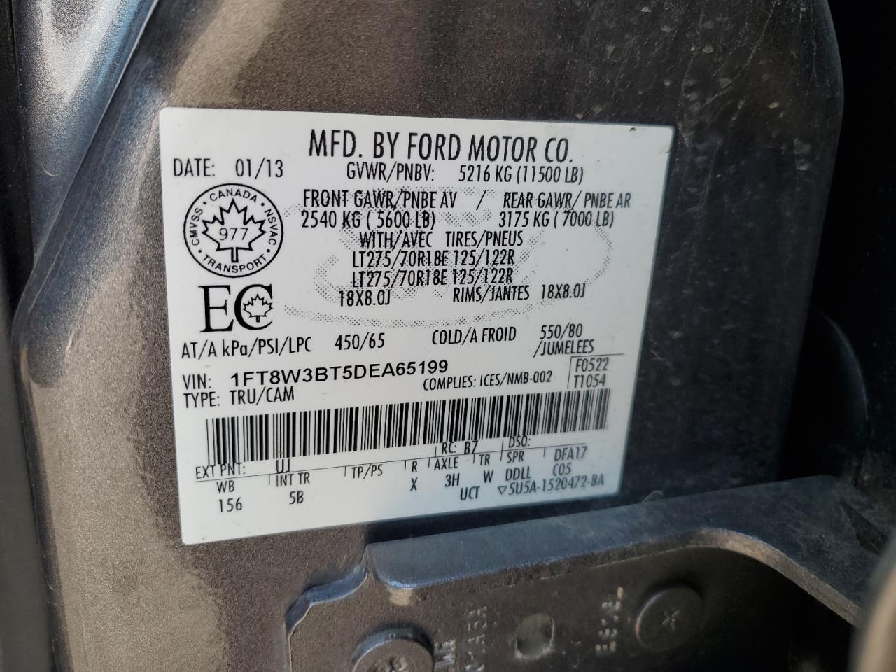 2013 FORD F-350