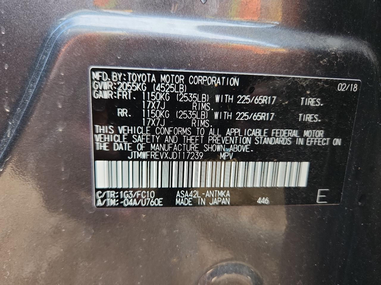 2018 TOYOTA RAV4