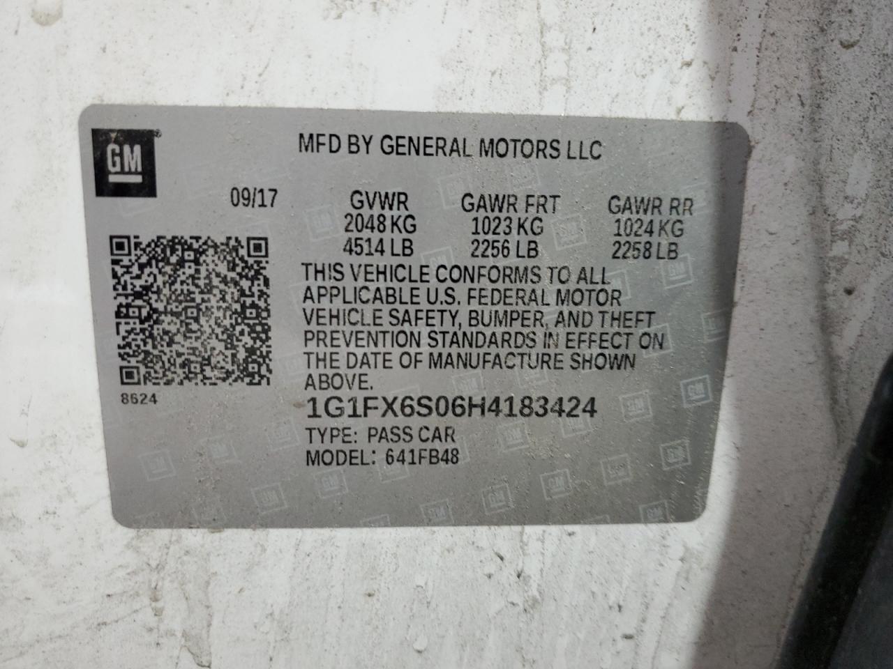 2017 CHEVROLET Bolt EV