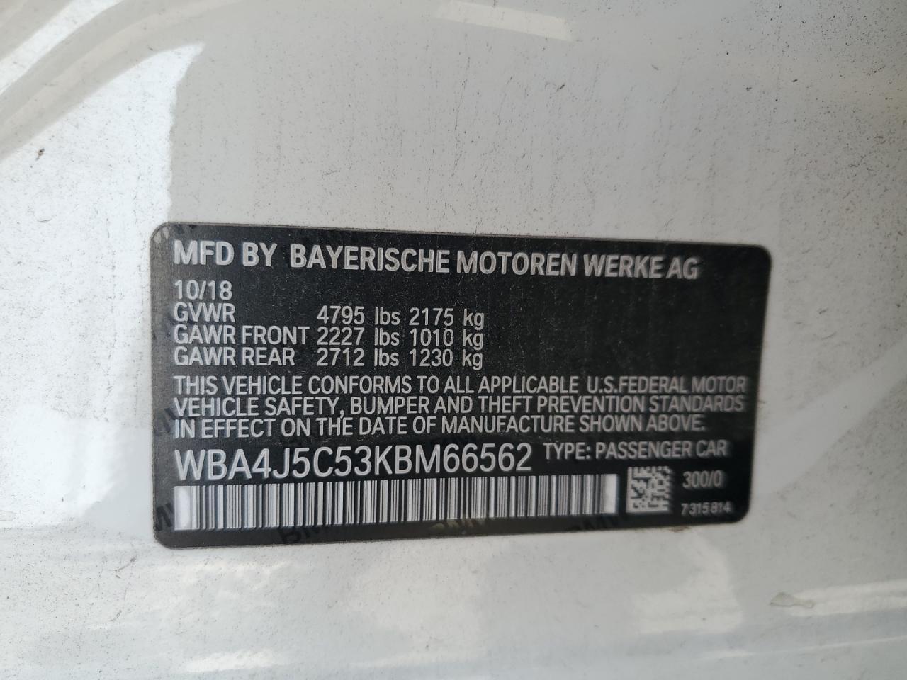 2019 BMW 4 Series