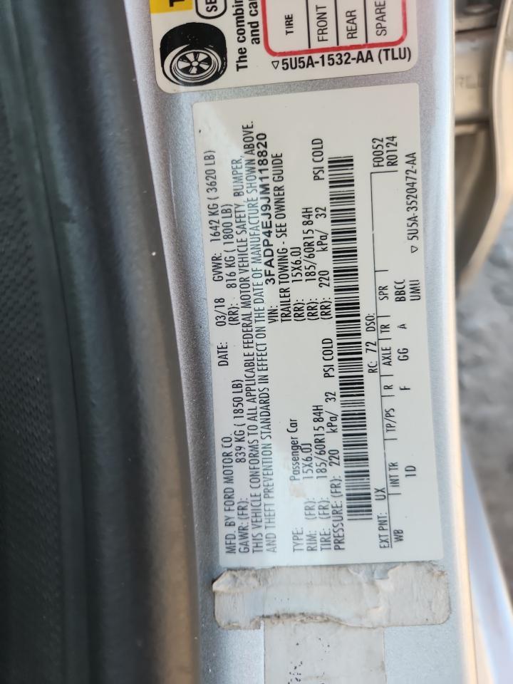 2018 FORD Fiesta