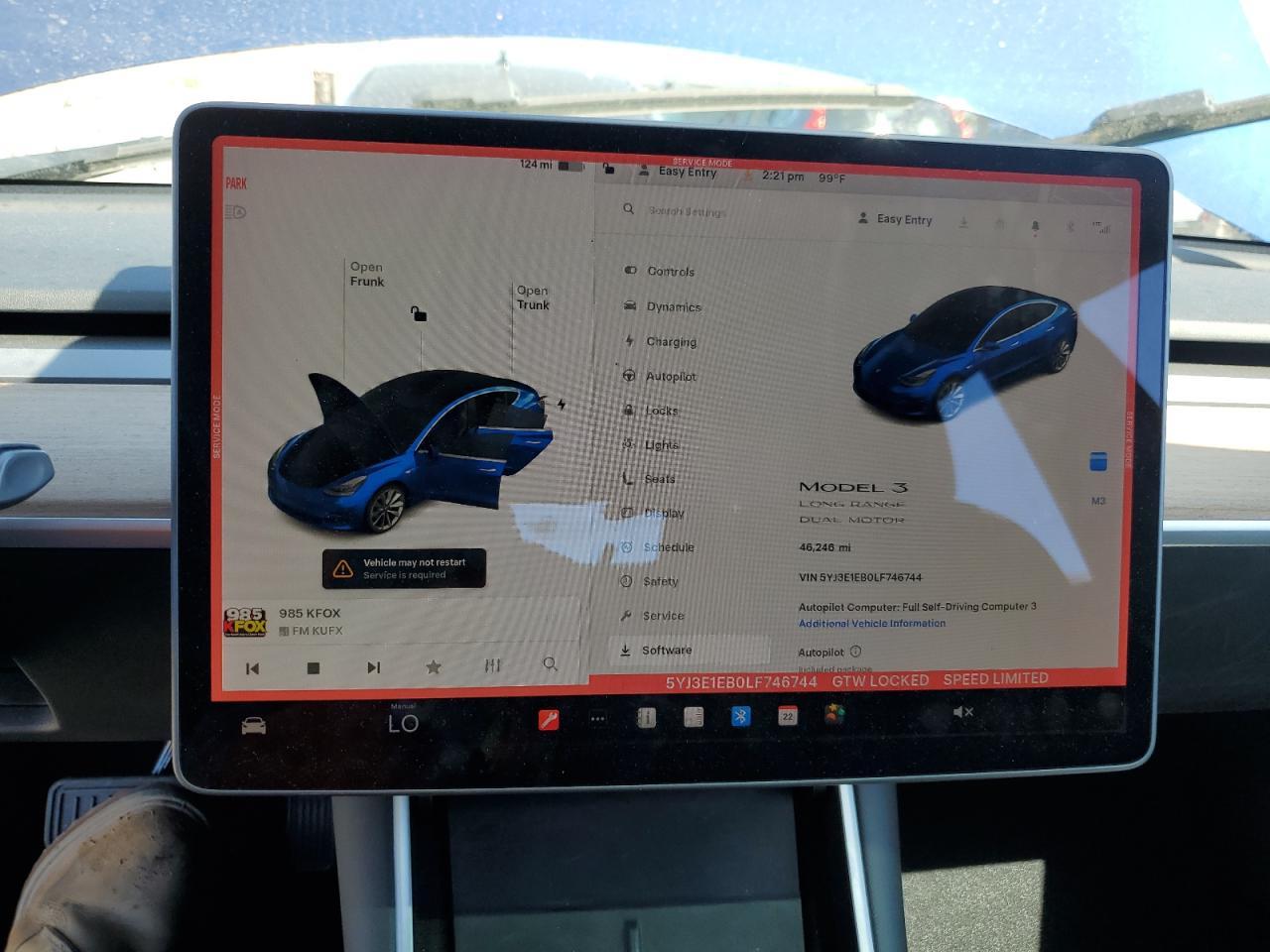 2020 TESLA MODEL 3