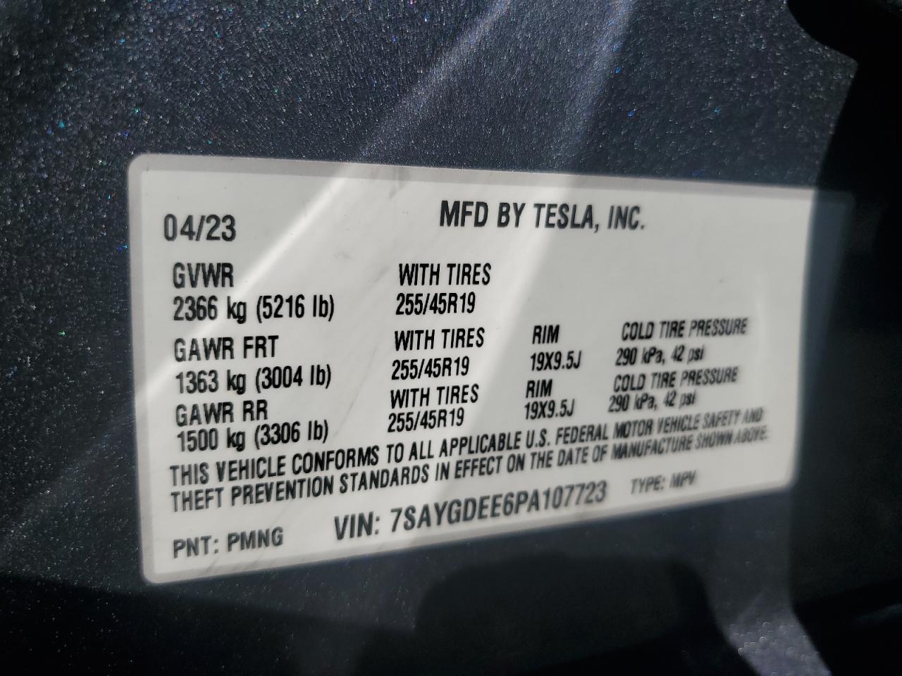2023 TESLA MODEL Y
