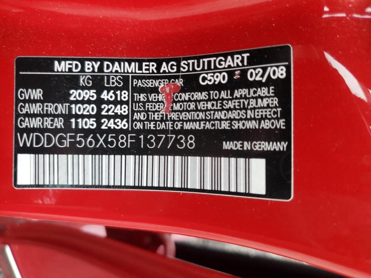 2008 MERCEDES-BENZ C-CLASS