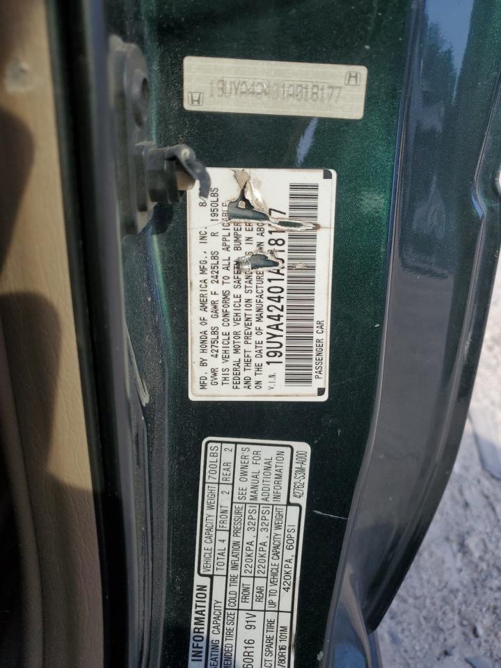 2001 ACURA CL
