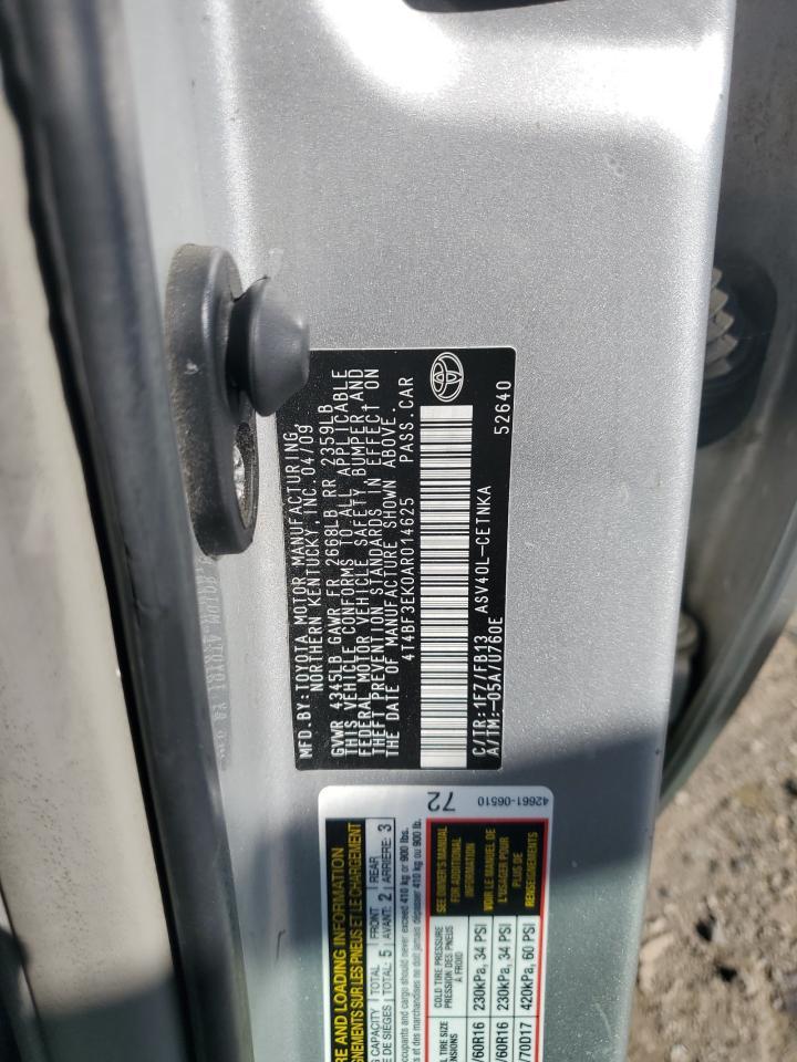 2010 TOYOTA CAMRY