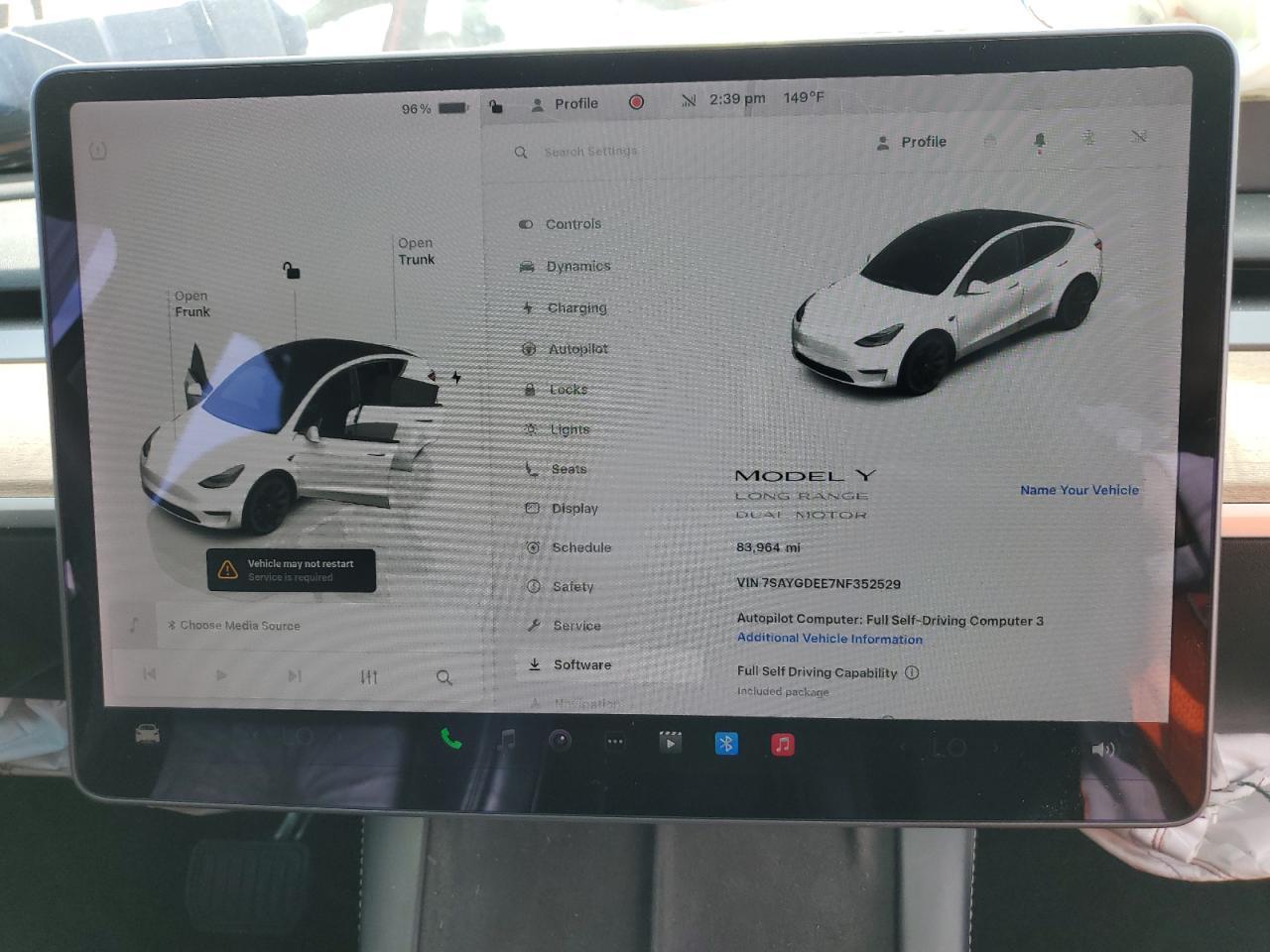 2022 TESLA MODEL Y
