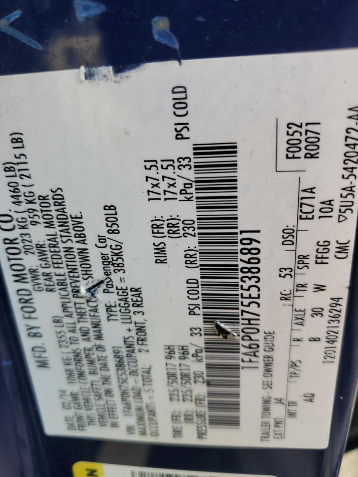 2014 FORD FUSION